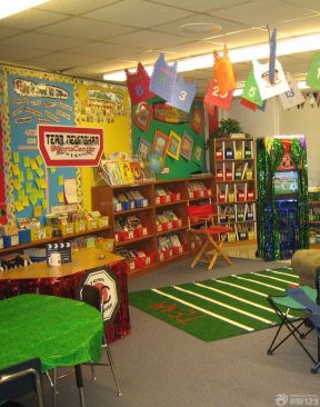 幼兒園背景墻效果圖 最新室內(nèi)裝修