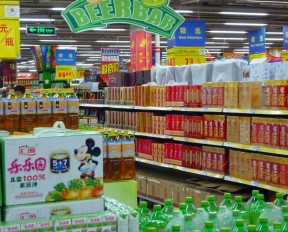 超市裝修圖 超市貨架