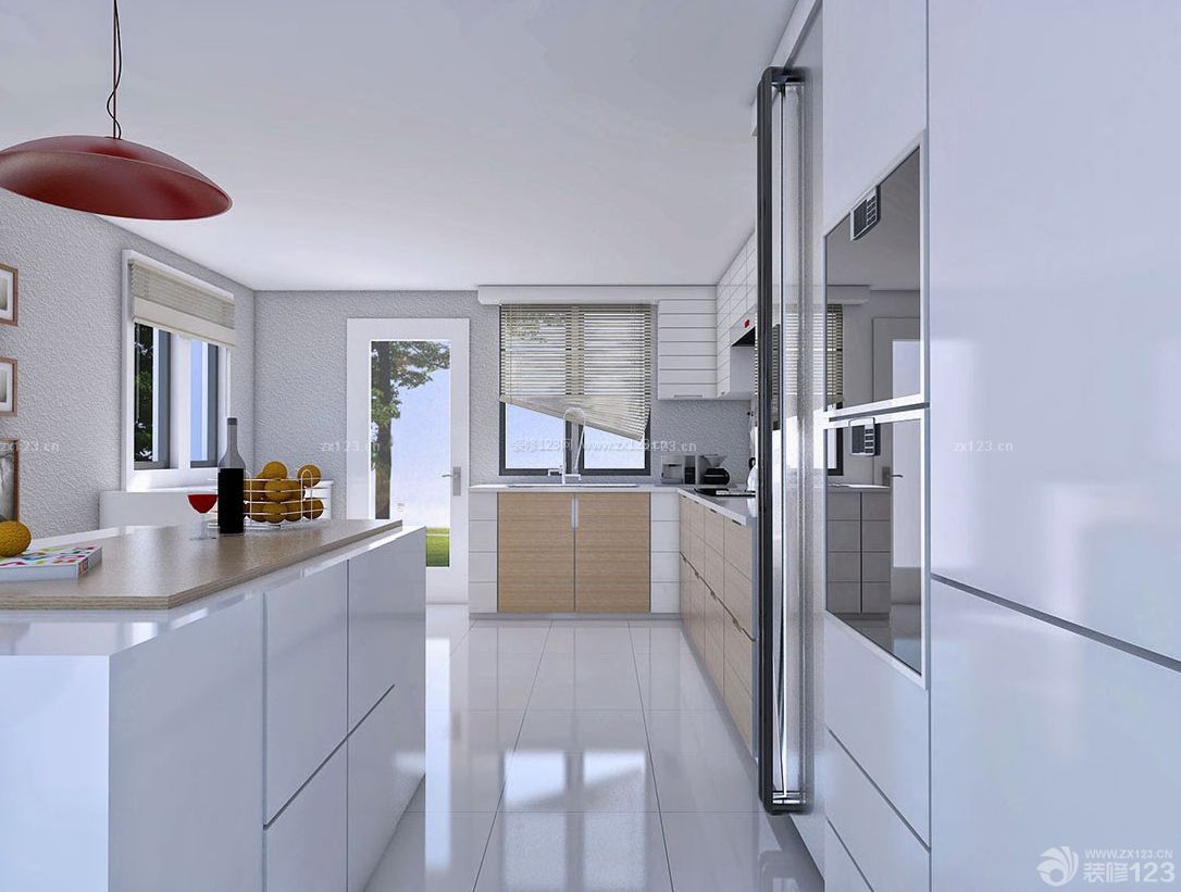 现代家装风格厨房门装修效果图大全2023图片