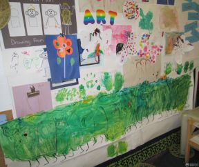 幼兒園照片墻設計圖片