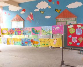 武漢幼兒園裝修 室內(nèi)背景墻效果圖