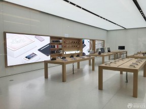 2023苹果店面墙面设计装修效果图片