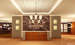 燈具店面裝修圖片 前臺(tái)背景墻