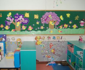 特色幼兒園裝修效果圖 背景墻設計裝修效果圖片