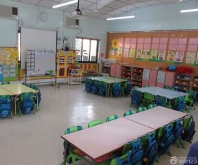 特色幼兒園大班教室裝修效果圖片 