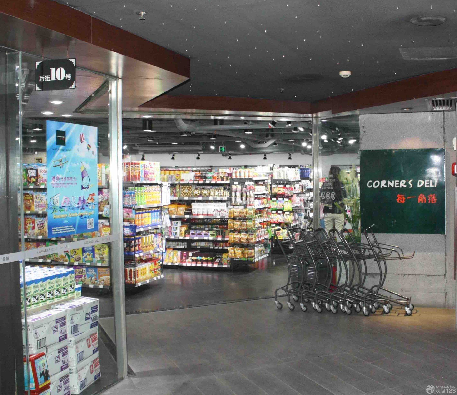 2023最新超市室内装饰效果图片 