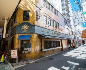 復(fù)古店面裝修 店面門頭裝飾裝修效果圖片
