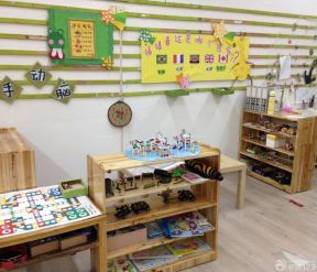 現(xiàn)代幼兒園設(shè)計效果圖 置物架