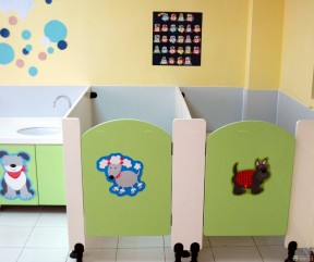 现代幼儿园设计效果图 小卫生间设计