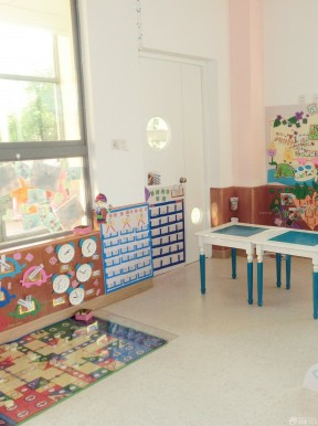 现代幼儿园设计效果图 室内门图片