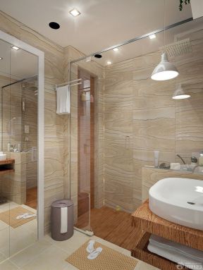 小厕所装修效果图 墙面瓷砖效果图