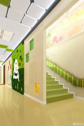 鄭州幼兒園裝修 室內(nèi)隔斷墻