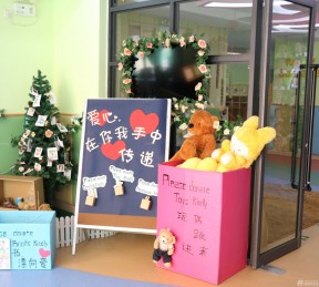 郑州幼儿园装修 玻璃门装修效果图片