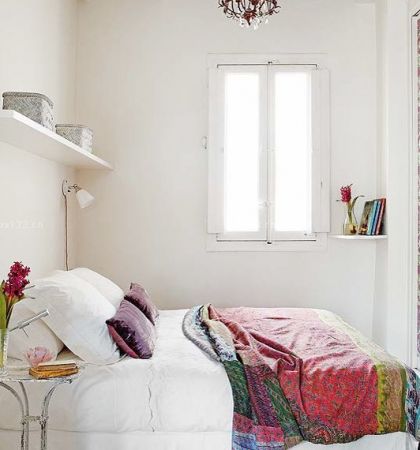 北欧复古风格卧室装潢设计图片