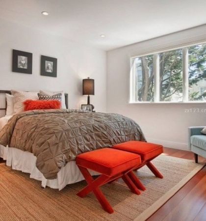 卧室地毯装修设计效果图片