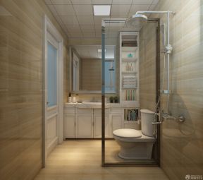 厕所隔断装修效果图 欧式新古典风格