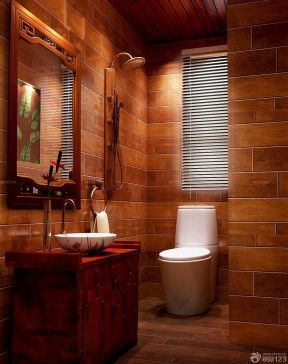 厕所窗帘效果图 古典风格装修