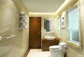 欧式厕所装修效果图 瓷砖墙面效果图