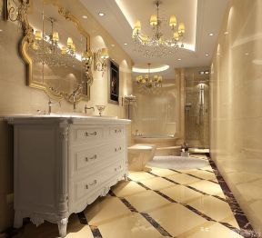 欧式厕所装修效果图 欧式别墅设计