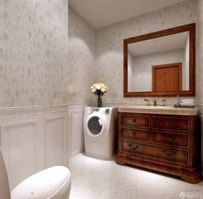欧式厕所装修效果图 家居装修壁纸