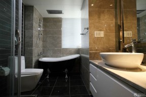 欧式厕所装修效果图 全抛釉瓷砖