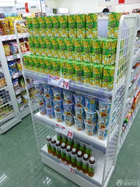 小型超市裝修效果圖 貨架圖片