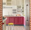 长方形厨房橱柜颜色装修效果图