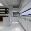 时尚室内长方形厨房装修效果图