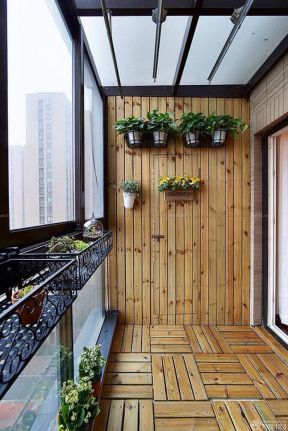 阳台花架 房子装修现代简约风格