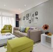 现代简约风格客厅沙发颜色搭配装修图片