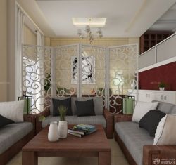 小户型房屏风隔断装修效果图_装修123效果图