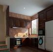 美式120平米房子小厨房设计装修图