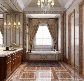 厕所装饰效果图 古典别墅设计