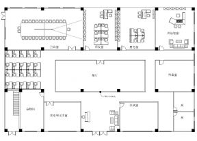 寫字樓辦公室室內設計平面圖片