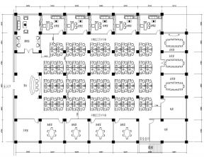 寫字樓辦公室設(shè)計平面圖片