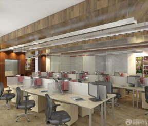2023最新普通办公室办公桌椅装修效果图片