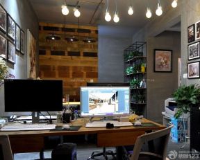 60平辦公室裝修 電腦桌裝修效果圖片