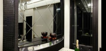 餐厅背景墙镜子装修效果图片
