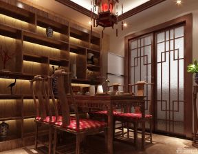 80平房子裝修設(shè)計圖 中式餐廳裝修效果圖