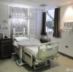 医院单人病房床头背景墙装修效果图片