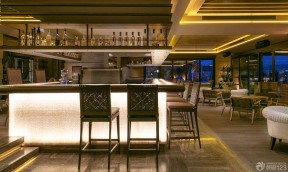 东南亚风格酒吧装修效果图 吧台设计