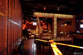 中式古典酒吧装修效果图 吧台设计