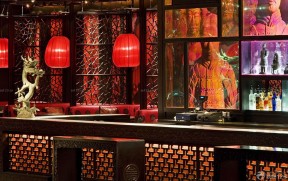 中式古典酒吧装修效果图 酒吧装饰设计