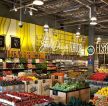 时尚蔬菜超市黄色墙面装修效果图片