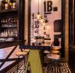 创意酒吧咖啡厅拼花地砖装修效果图片