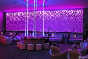 现代酒吧灯光设计效果图 背景墙设计