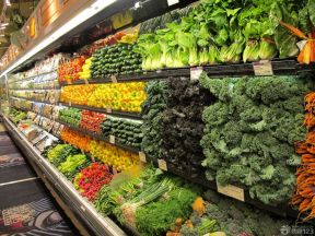 超市装修效果图片大全 时尚蔬菜超市图片