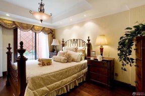 卧室背景墙 美式古典风格