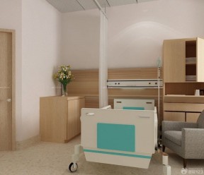 现代医院装修效果图 医院病房装修