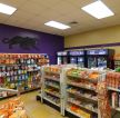 唯美小型超市紫色墙面装修效果图片